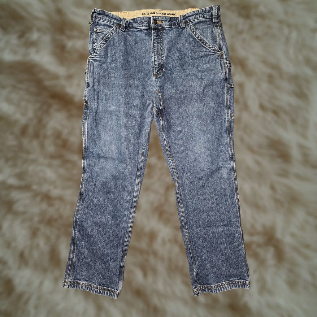Duluth Trading Company Duluth Trading Co Jeans Mens 38x30 Flex Ballroom Denim Blue Cargo Straight Regular Activity Workwear Comfort Pockets Mens Size US 38 / EU 54 - 1 Thumbnail