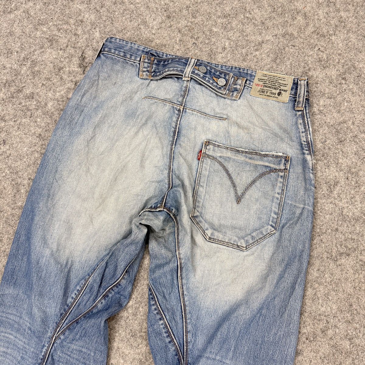 Levi's Vintage Levis Engineered buckle belt jeans Size US 34 / EU 50 - 3 Thumbnail