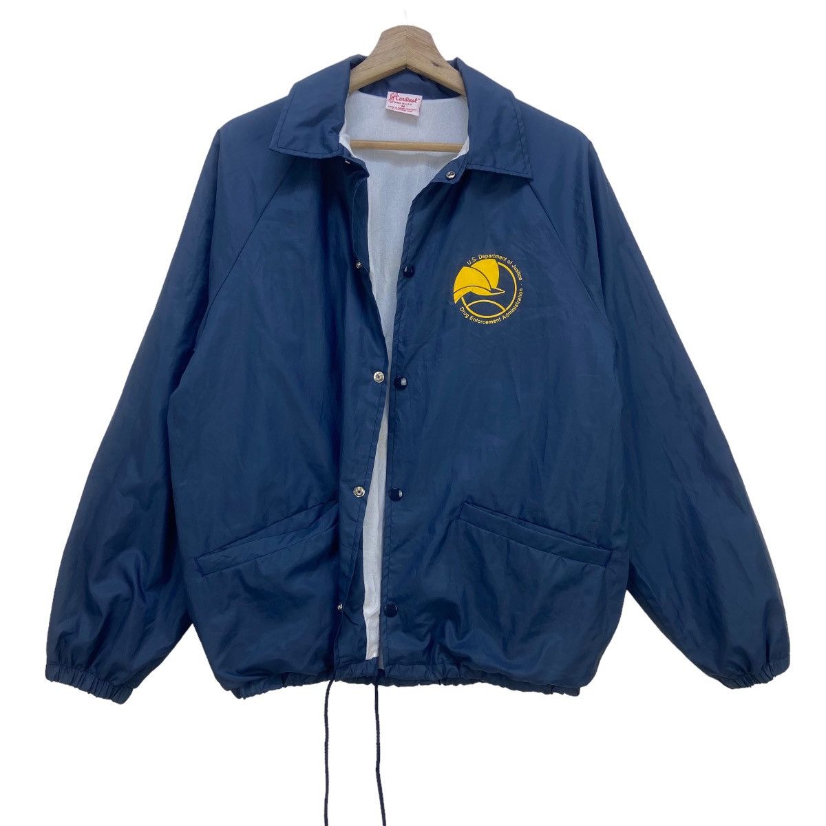 Vintage 90s Drug Enforcement Administration (DEA) Coach Jacket Size US M / EU 48-50 / 2 - 3 Thumbnail
