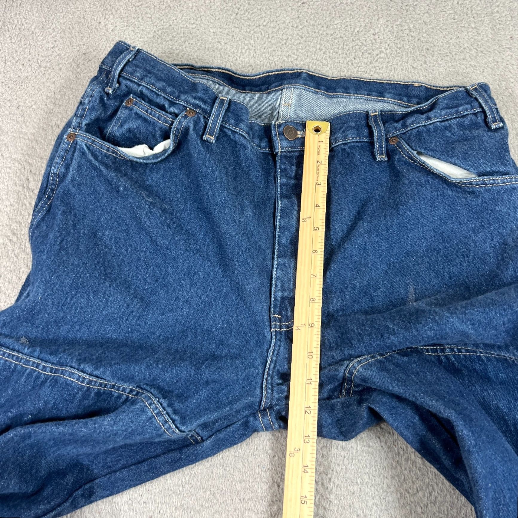 Dickies VINTAGE Dickies Men’s Straight Leg Jeans 38x34 Blue Denim Work Pants Industrial Utility Size US 38 / EU 54 - 7 Thumbnail