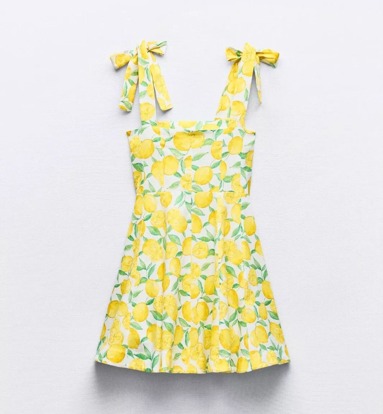 Vintage Zara Lemon Fruit Print Babydoll Linen Blend Stylish Blouse Size S / US 4 / IT 40 - 1 Thumbnail