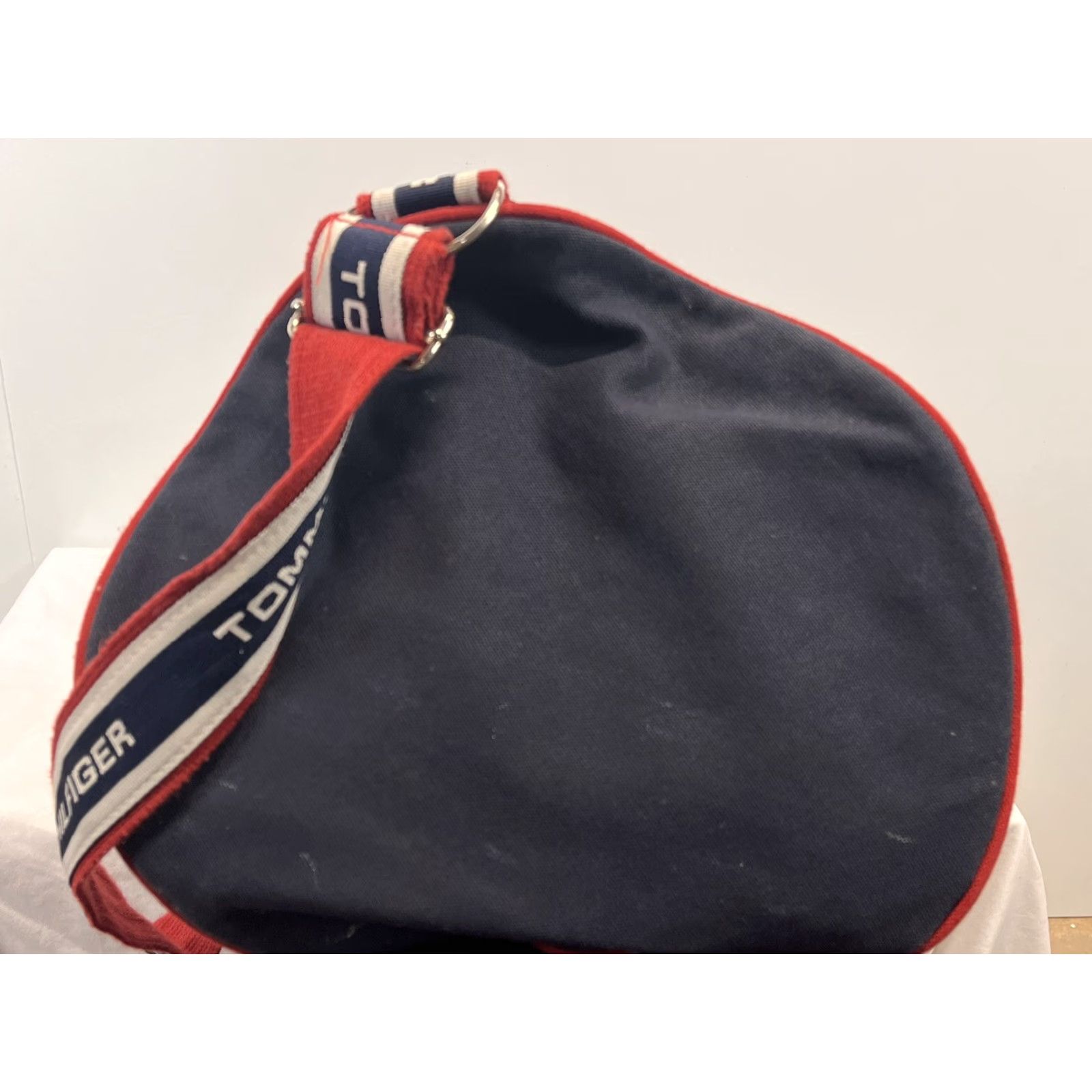 Tommy Hilfiger Vintage Tommy Hilfiger Jeans Duffle Bag GUC Navy 90’s Size US 33 - 4 Thumbnail