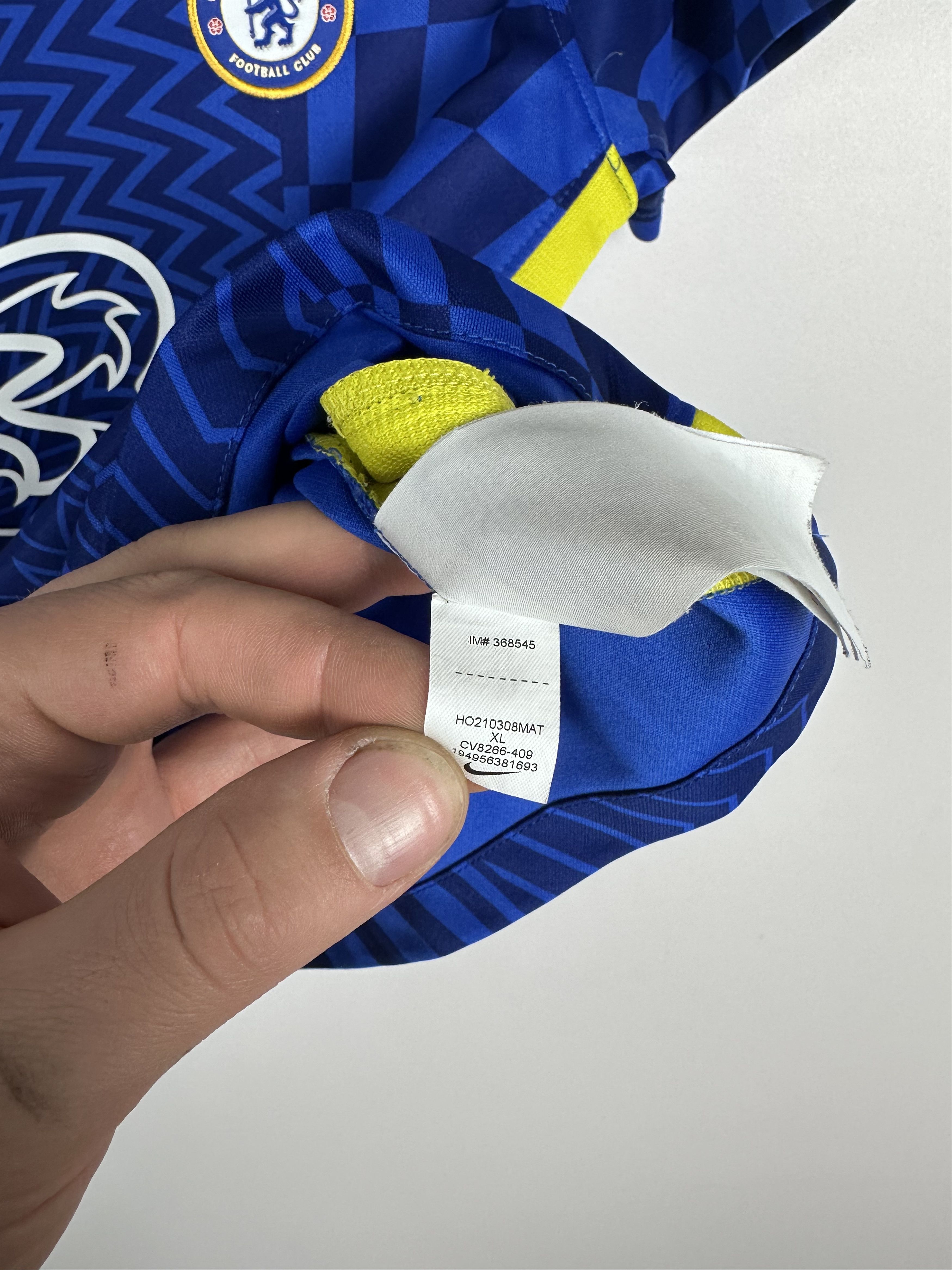 Chelsea Soccer × Nike Chelsea 2021 Football Shirt Jersey Nike YOUTH BOY SIZE XL Size US XXS / EU 40 - 5 Thumbnail