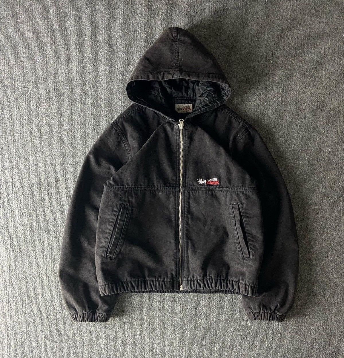 Stussy Quality Workgear ブラックジャケット Lサイズ Insulated Work Jacket Canvas – Black | Outerwear | Stüssy