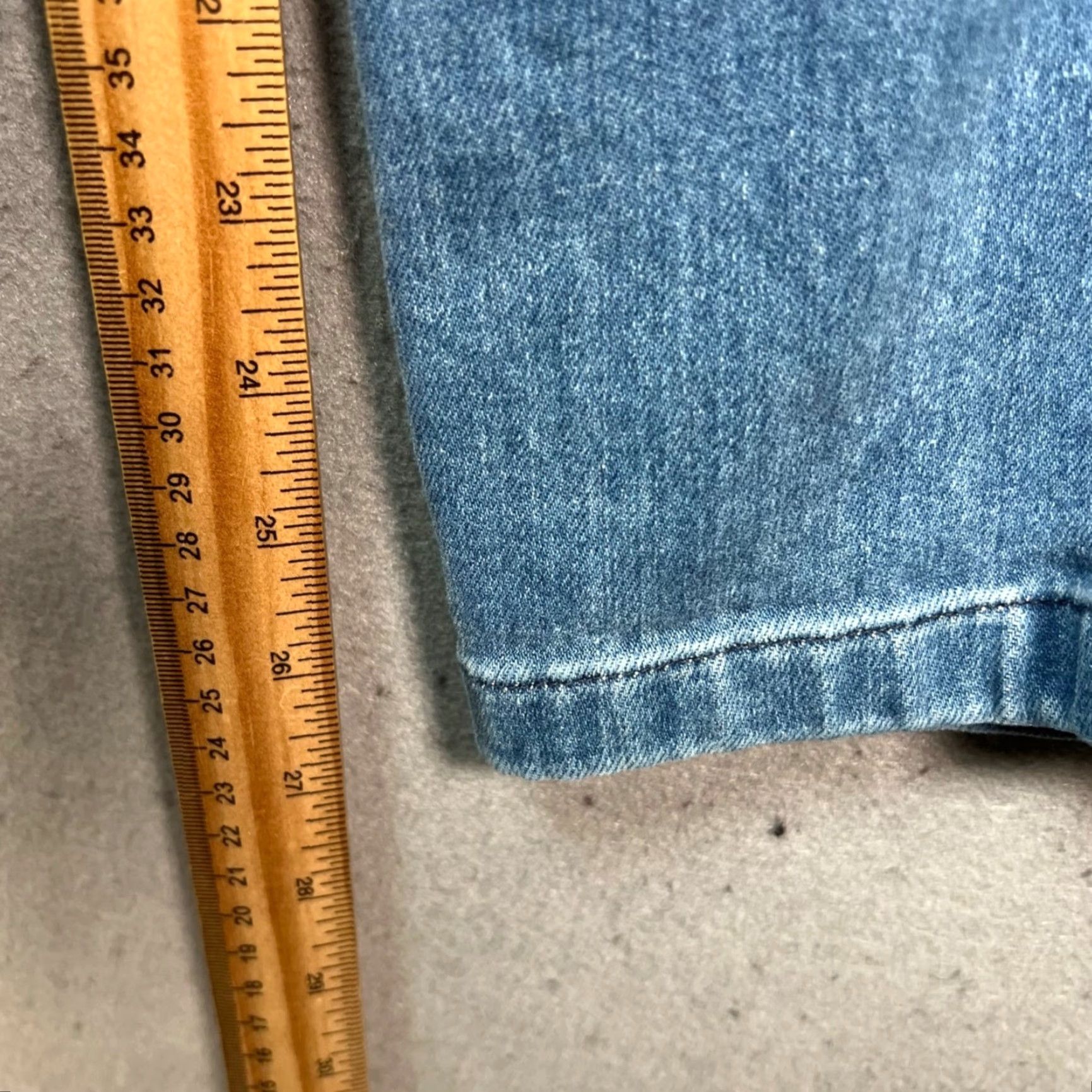 Frame FRAME Womens Size 25 High Rise Straight Leg Light Wash Denim Jeans Size 42" / US 20 - 6 Thumbnail