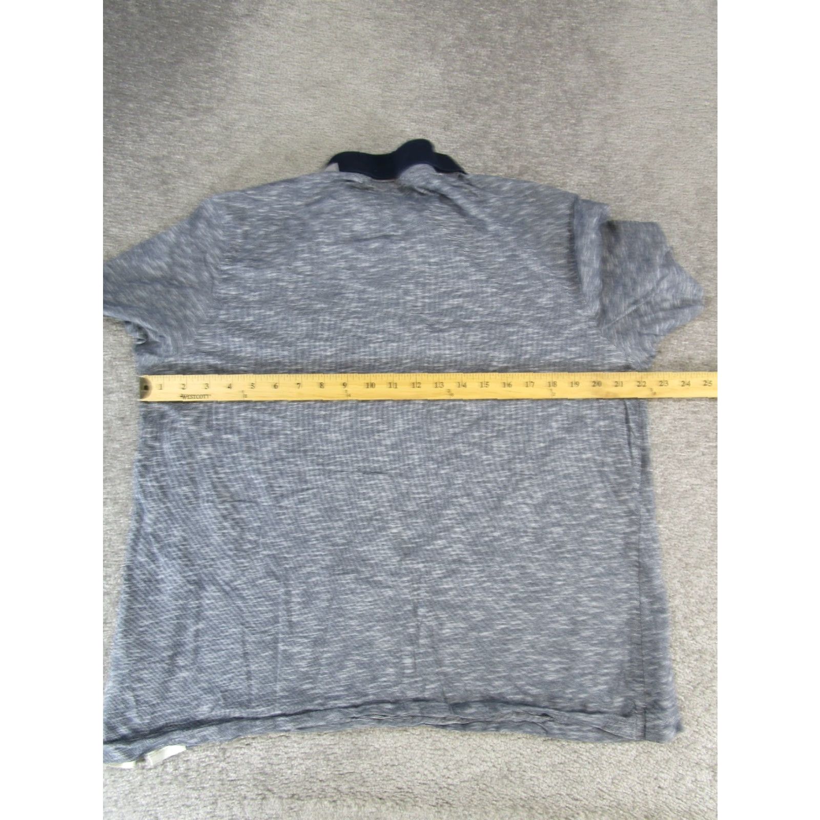 Ted Baker VINTAGE Ted Baker Polo Shirt Mens Small Gray Solid Cotton London Golf Size US S / EU 44-46 / 1 - 5 Thumbnail