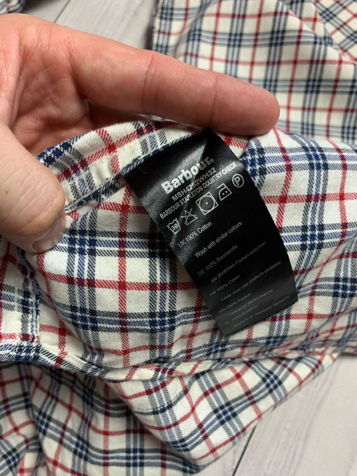 Barbour × Vintage Barbour vintage shirt plaid Size L Size US L / EU 52-54 / 3 - 5 Thumbnail