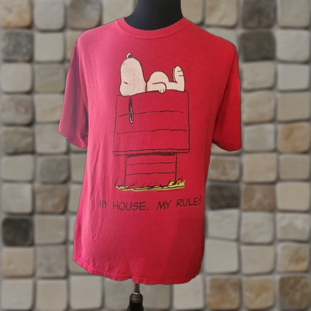 Kith × Peanuts Kith x Peanuts Snoopy DJ Vintage Tee Large | Grailed