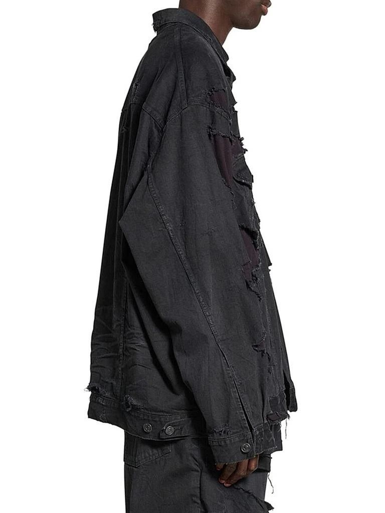 Balenciaga o1tr1nto0426 Unity Sports Icon Patchwork Jacket in Black Size XL / US 12-14 / IT 48-50 - 4 Thumbnail