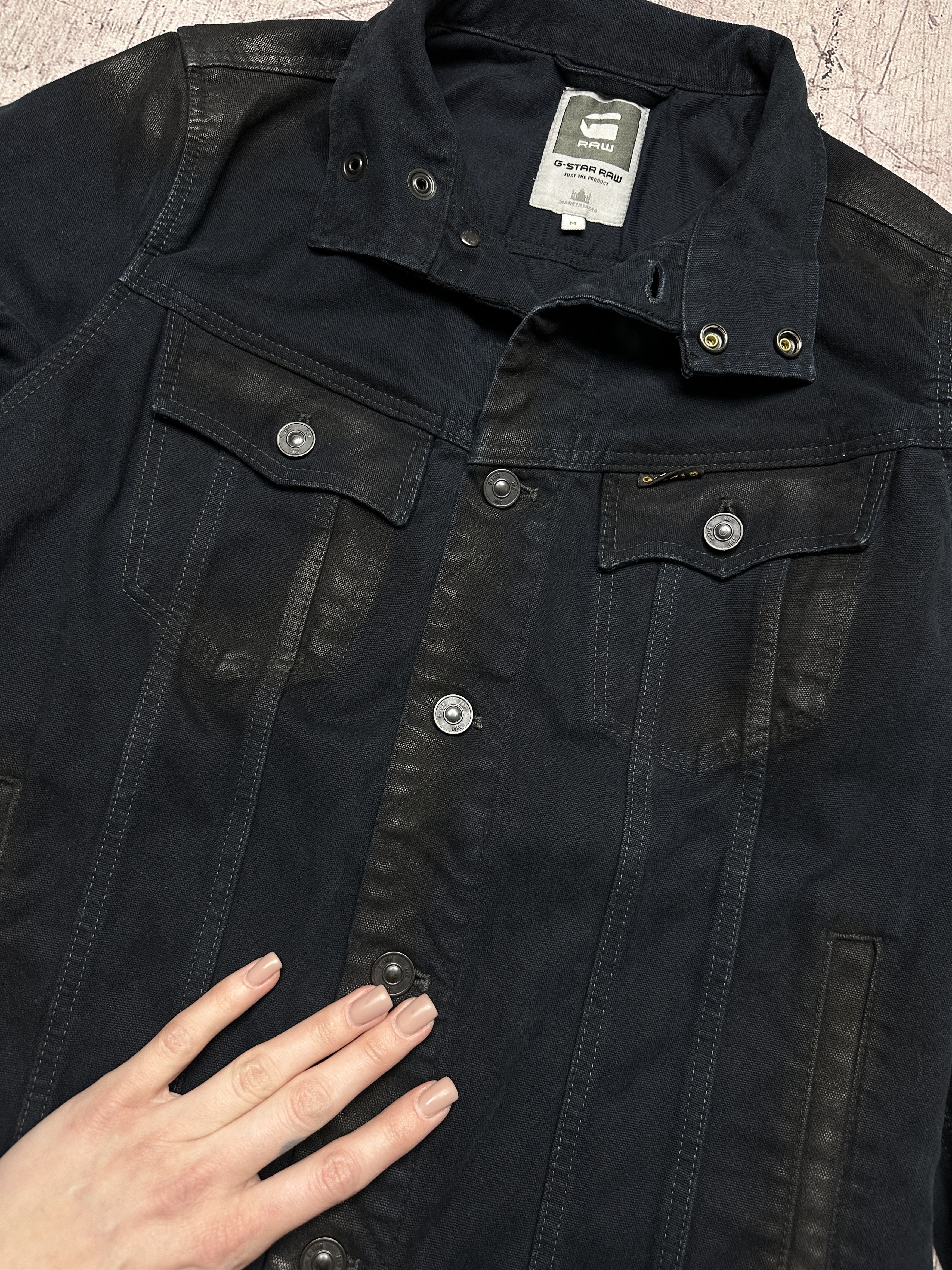 G-Star G Star Raw Mens Slim Tailor Stand 3D Denim Jacket Size US M / EU 48-50 / 2 - 6 Thumbnail