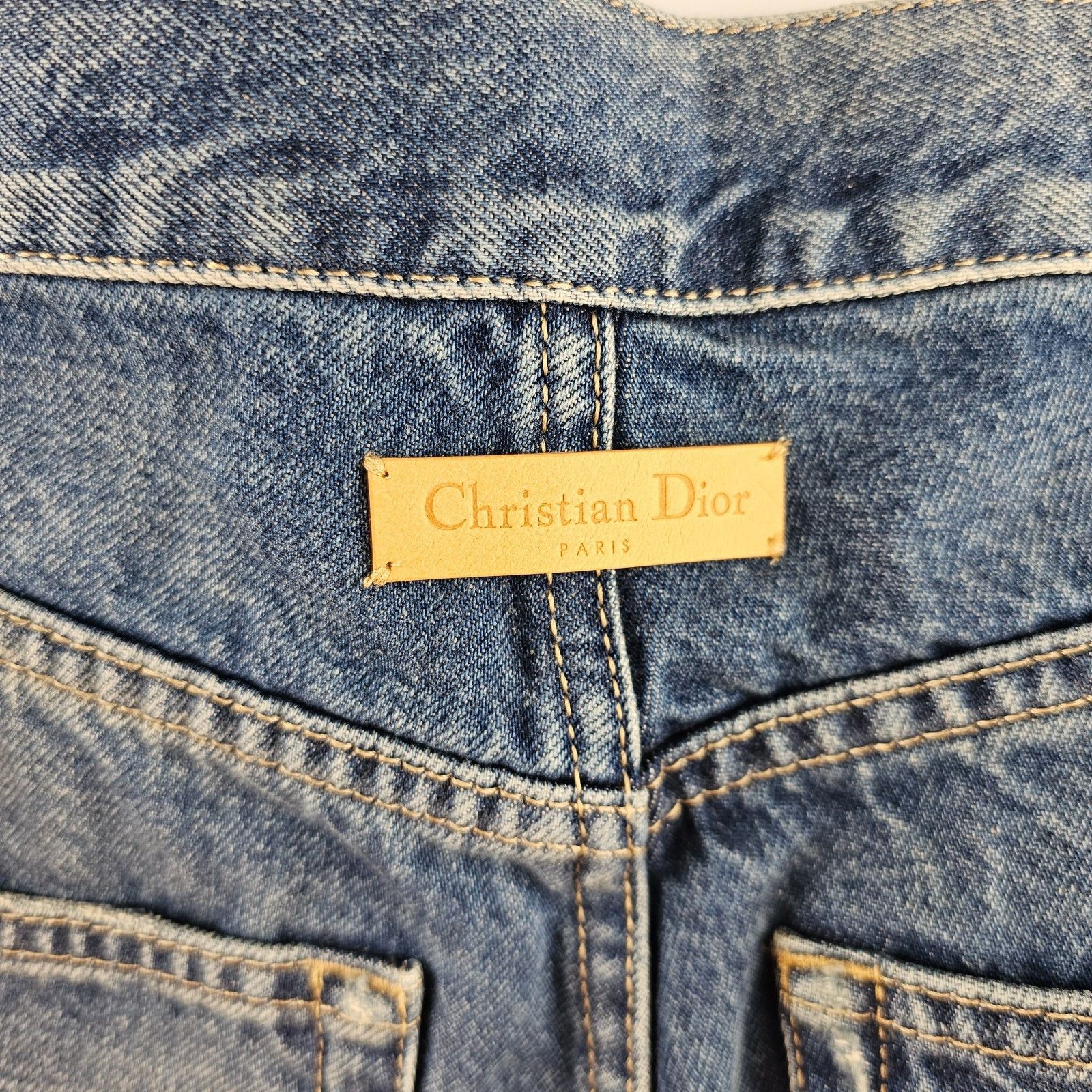 Dior DIOR $3000 Blue Flared Jeans New & Authentic (Men's size:36; Size 25" / US 0 / IT 36 - 8 Thumbnail