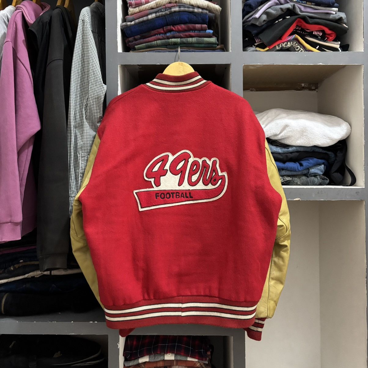 NFL Vintage 90's 49ers SuperBowl Champs Jacket Size US XL / EU 56 / 4 - 3 Thumbnail