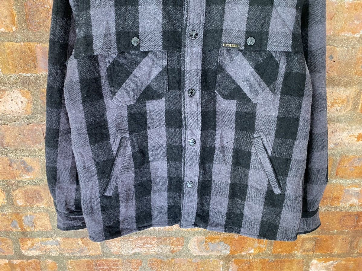 Hysteric Glamour 1990s Wool Checked Chain Stitch logo Size US M / EU 48-50 / 2 - 4 Thumbnail