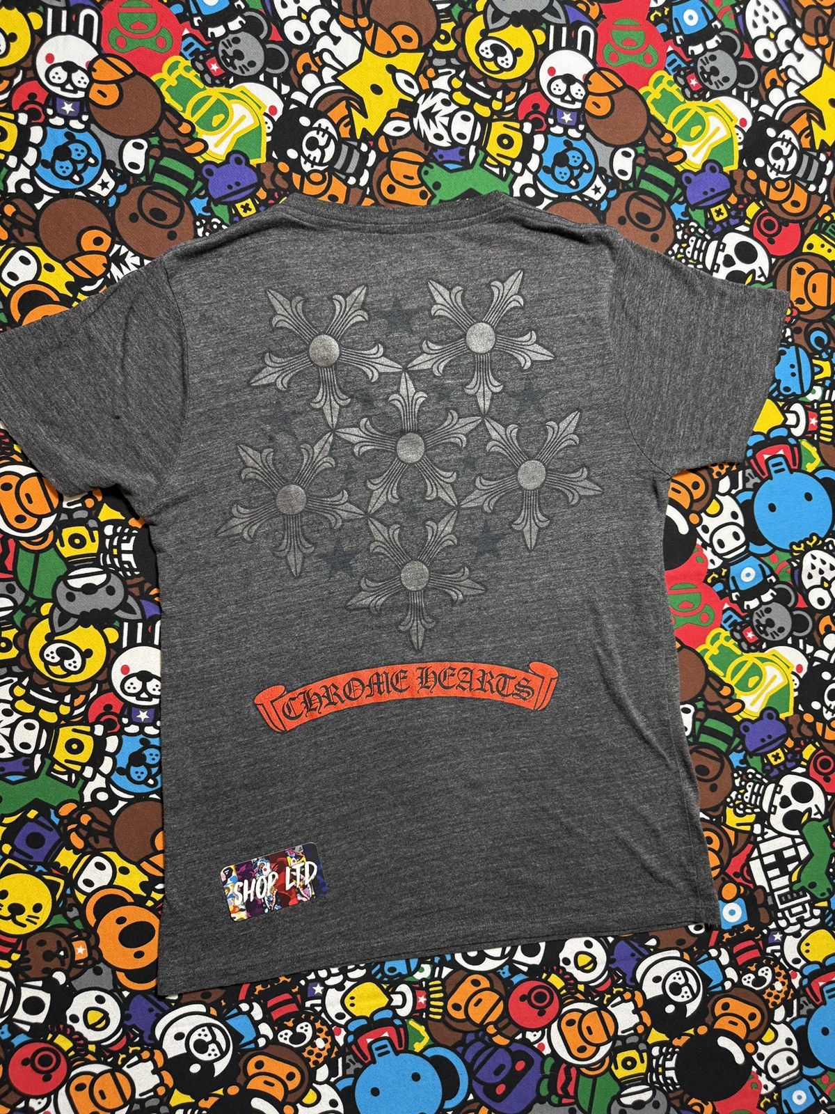 Chrome Hearts Chrome Hearts Women’s Grey Multi Star Logo Tee Size XL / US 12-14 / IT 48-50 - 9 Thumbnail