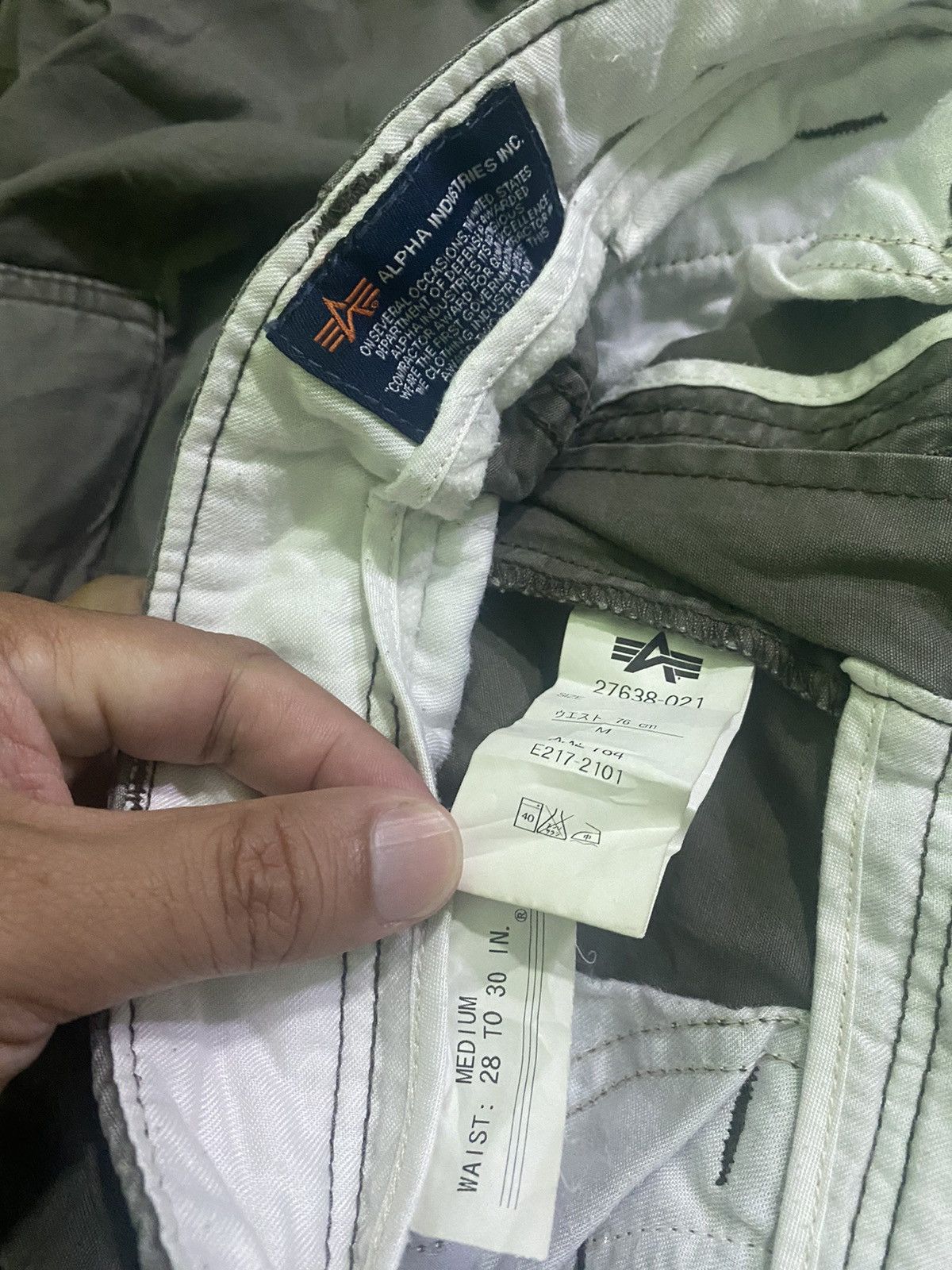 Alpha Industries × Tornado Mart Multipocket Alpha industries inc army cargo pant Size US 32 / EU 48 - 6 Thumbnail