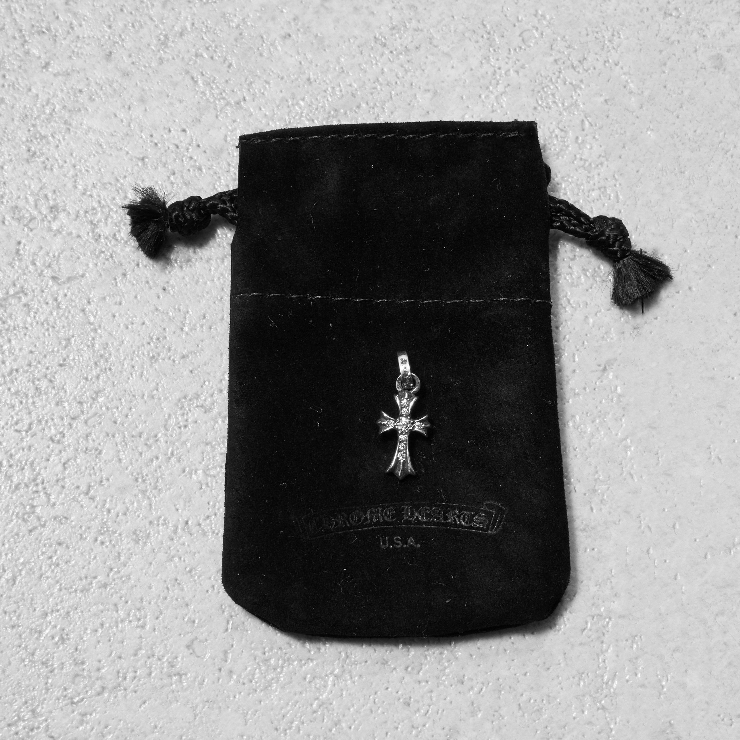 Chrome Hearts CHROME HEARTS Cross Baby Fat Sliver Charm Diamond Size ONE SIZE - 3 Thumbnail