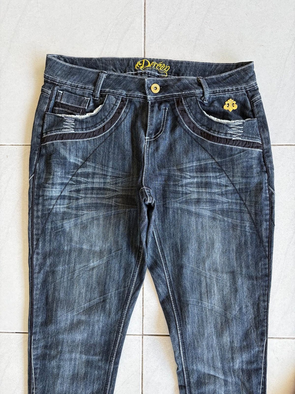 Other Dereon Streetwear Cut Fit Jeans Distressed Denim Size US 34 / EU 50 - 2 Thumbnail