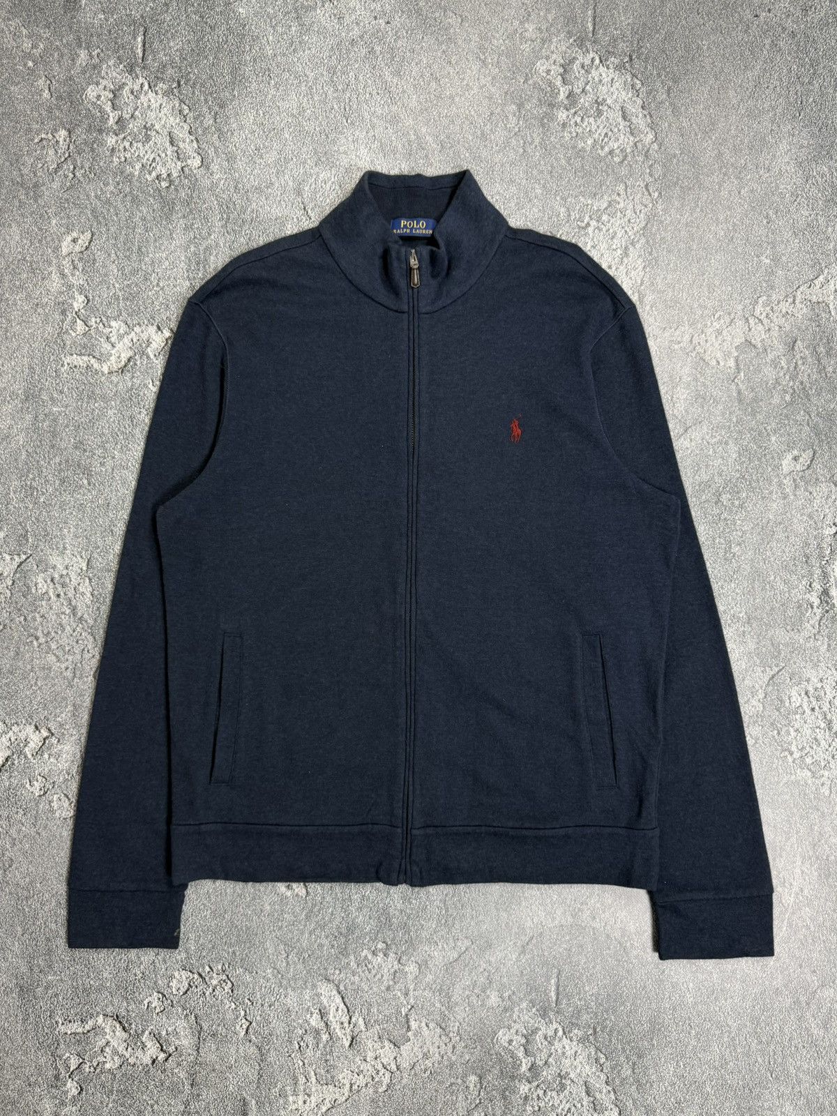 Vintage Polo Ralph Lauren VNTG Mini Logo Full Zip Sweater Jacket Size US L / EU 52-54 / 3 - 6 Thumbnail