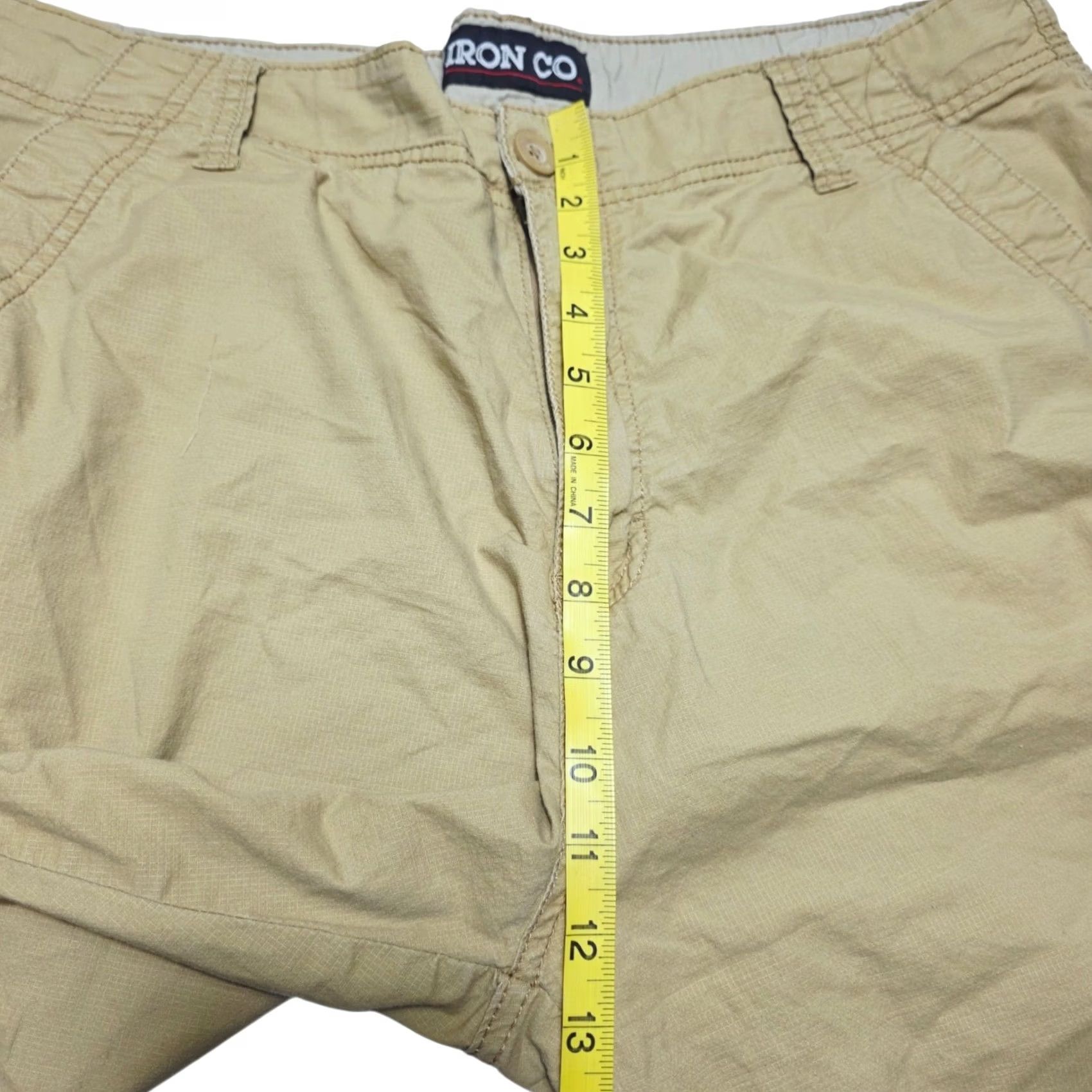 CO Iron Co Cargo Shorts Mens Size 38 Khaki Brown Pockets Hiking Outdoor Mens Size US 38 / EU 54 - 6 Thumbnail