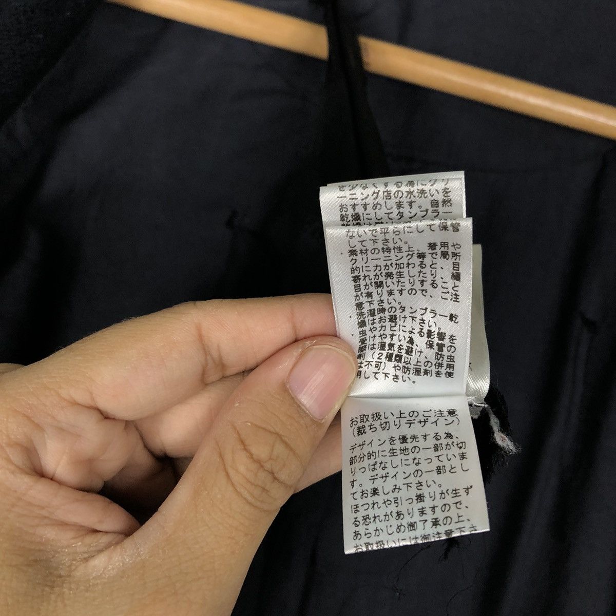 Japanese Brand 🔥Rich Black Long Jacket Fly Coats Kitsune Made in Italy Size US M / EU 48-50 / 2 - 20 Thumbnail