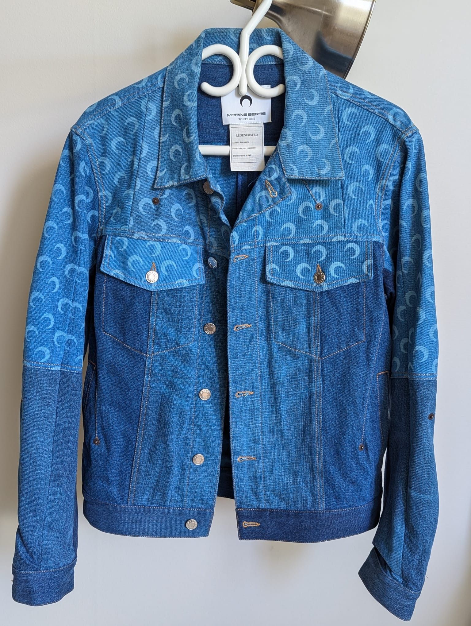 Marine Serre Marine Serre Recycle Denim Jacket | Grailed