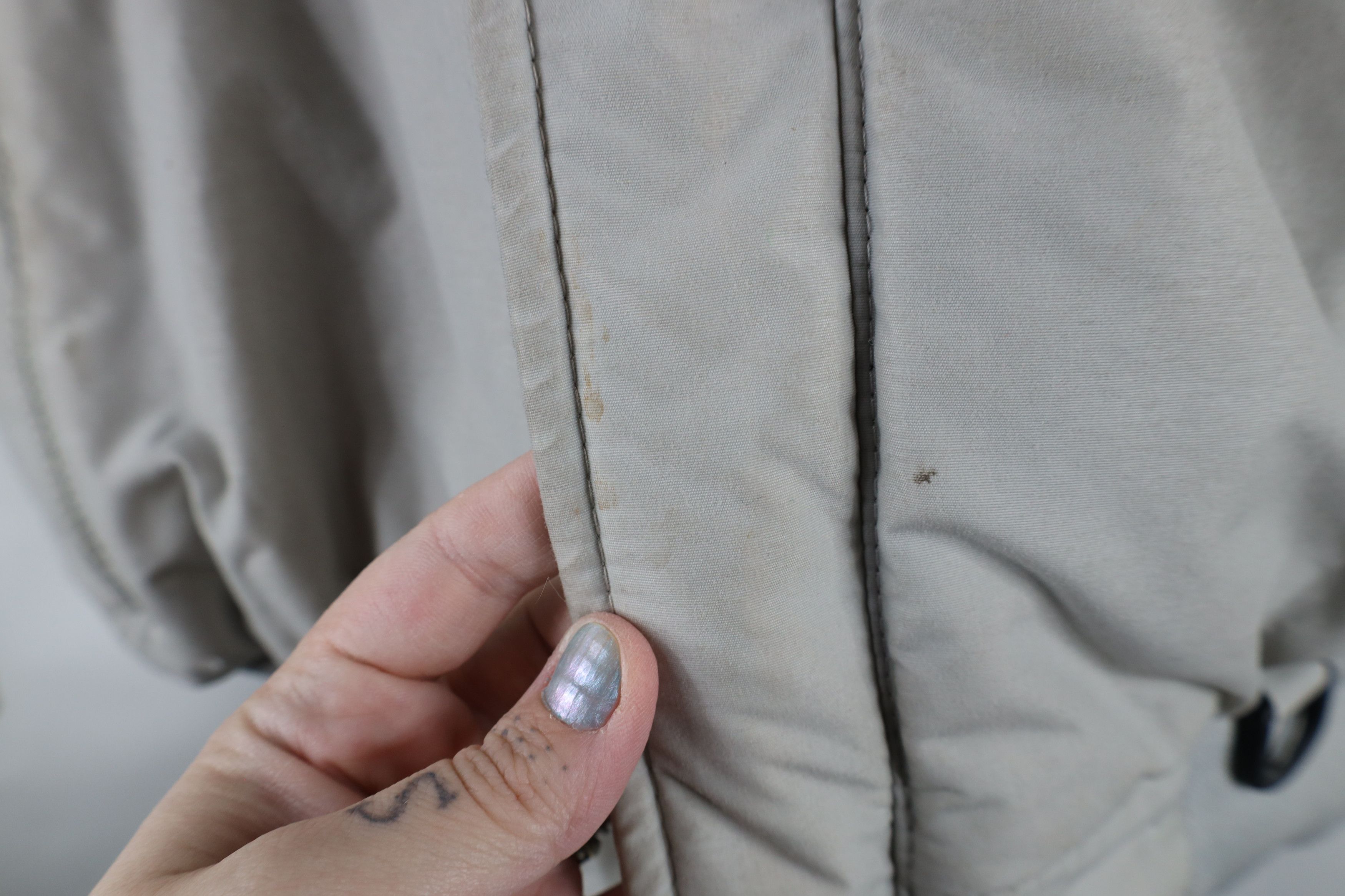 Vintage Vintage 70s Streetwear Striped Full Zip Puffer Jacket Size US L / EU 52-54 / 3 - 7 Thumbnail