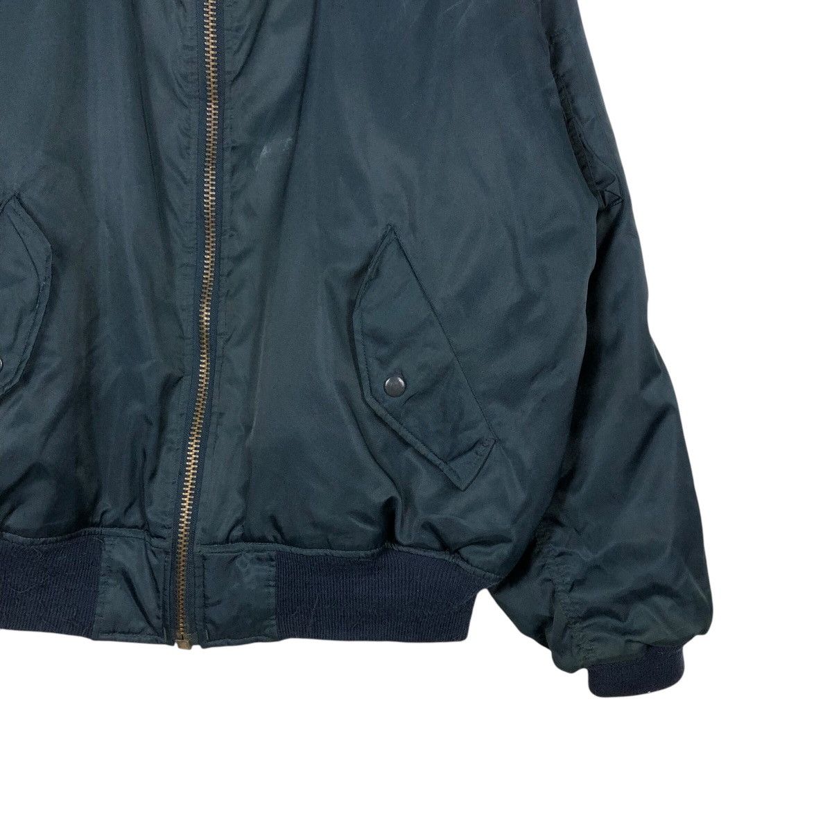 Japanese Brand 📌Vintage Reversible Bomber Jacket Ma-1 Phantom Military Size US L / EU 52-54 / 3 - 8 Thumbnail