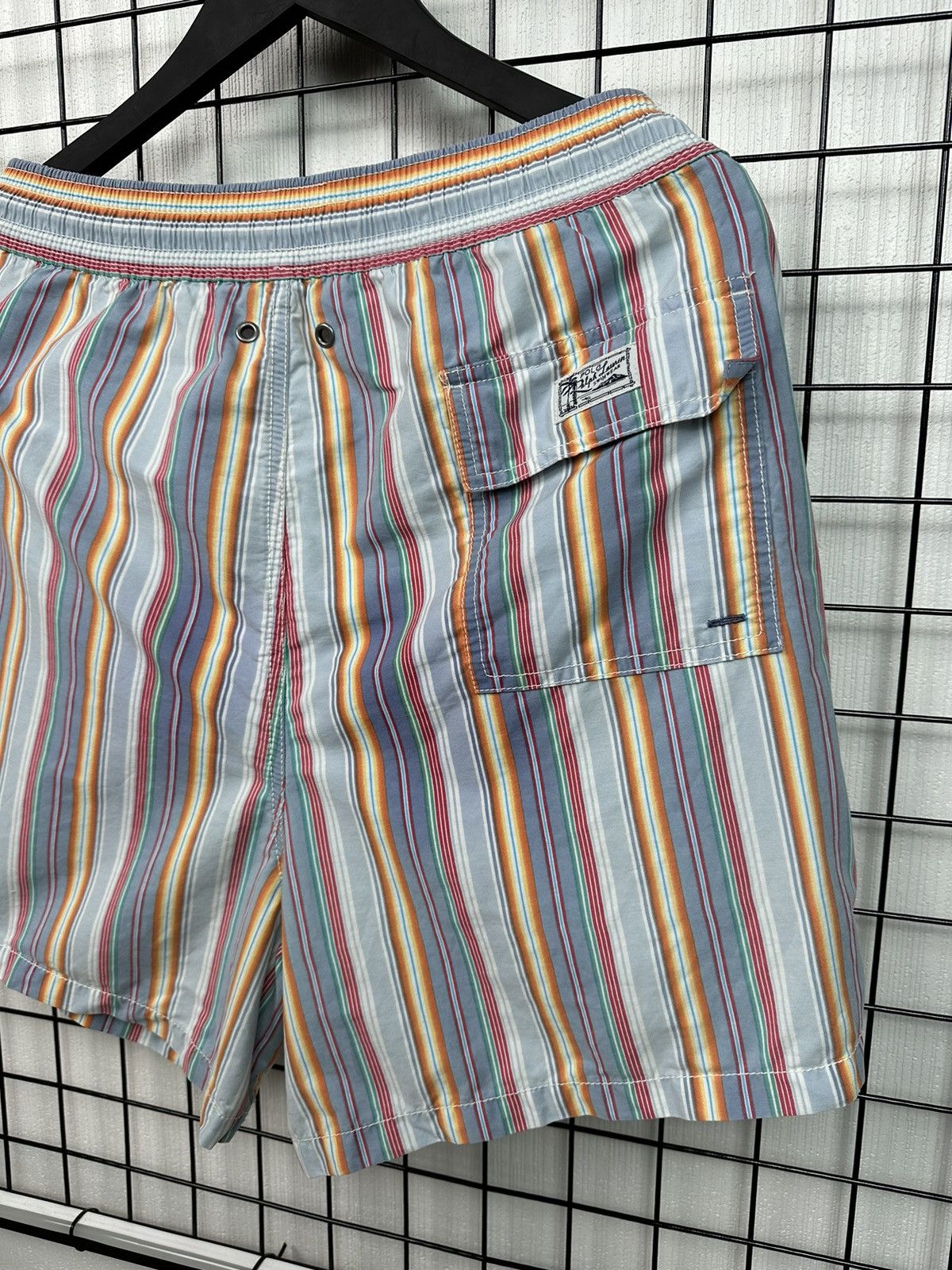 Polo Ralph Lauren × Vintage Vintage Y2K Polo Ralph Lauren Swim Shorts Men L multicolour Size US 34 / EU 50 - 12 Thumbnail