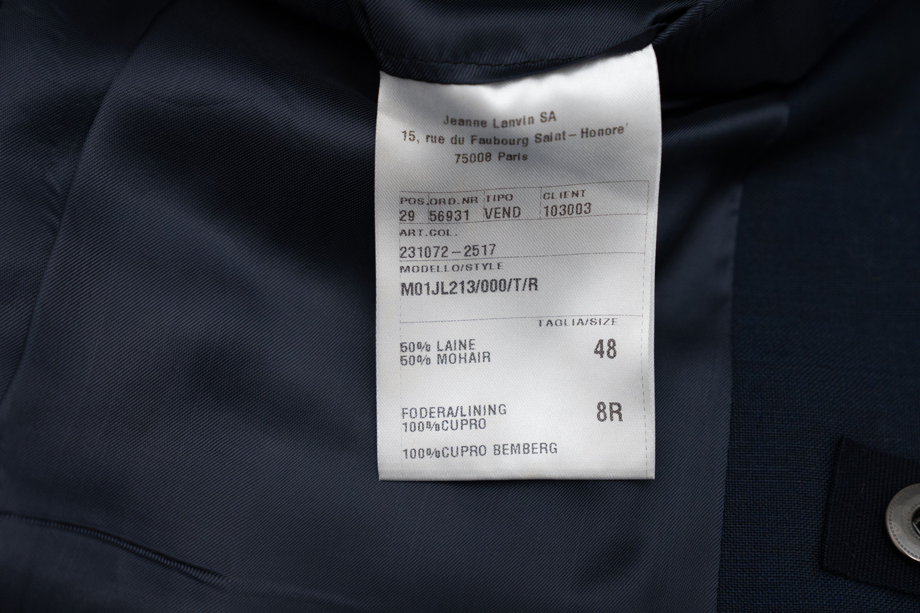 Lanvin LANVIN 2014SS Double Tailored Jacket Size 48R - 10 Thumbnail