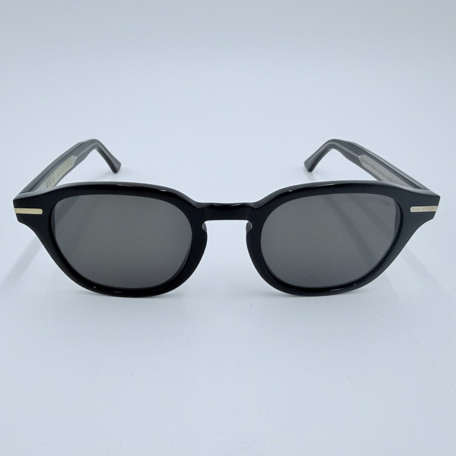 Cutler and Gross NEW Cutler and Gross 1356S 005 Black Crystal Grey Lens Size ONE SIZE - 1 Thumbnail