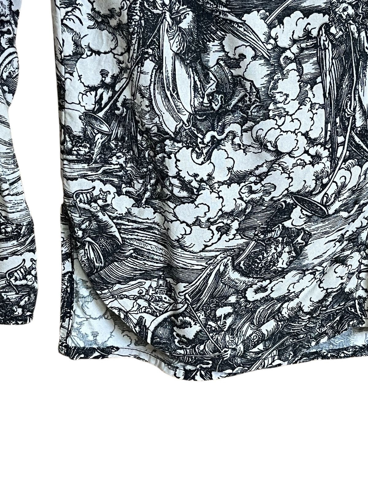 Japanese Brand H&M ALBRECHT DURER APOCALYPSE PRINT RAYON BUTTON UPS SHIRT Size US S / EU 44-46 / 1 - 6 Thumbnail