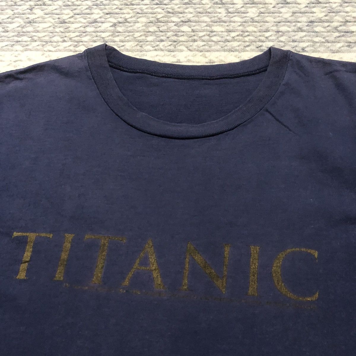 Rap Tees × Vintage Rare Distressed Vintage 90 Titanic Spellout Movie Tees Size US XL / EU 56 / 4 - 6 Thumbnail