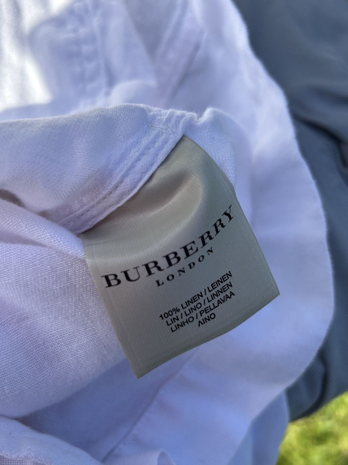 Burberry Vintage Burberry London Linen Belted Light Jacket Size M / US 6-8 / IT 42-44 - 14 Thumbnail