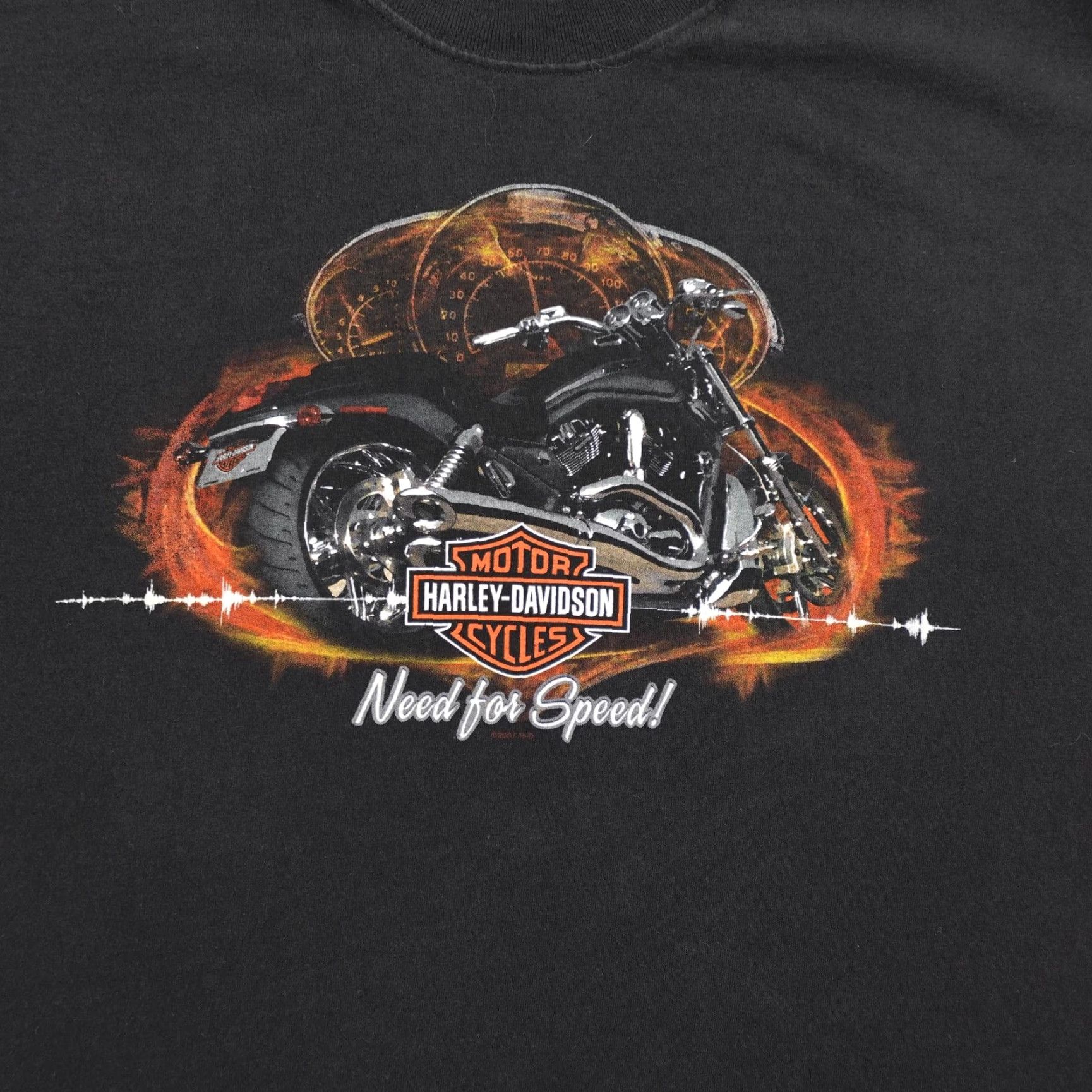 Harley Davidson Harley-Davidson Shirt Mens 2XL Black Motorcycle Morgan Hill House Of Thunder '07 T-Shirt Crew Neck Short Sleeve Graphic Print Logo Vintage: No Size US XXL / EU 58 / 5 - 3 Thumbnail
