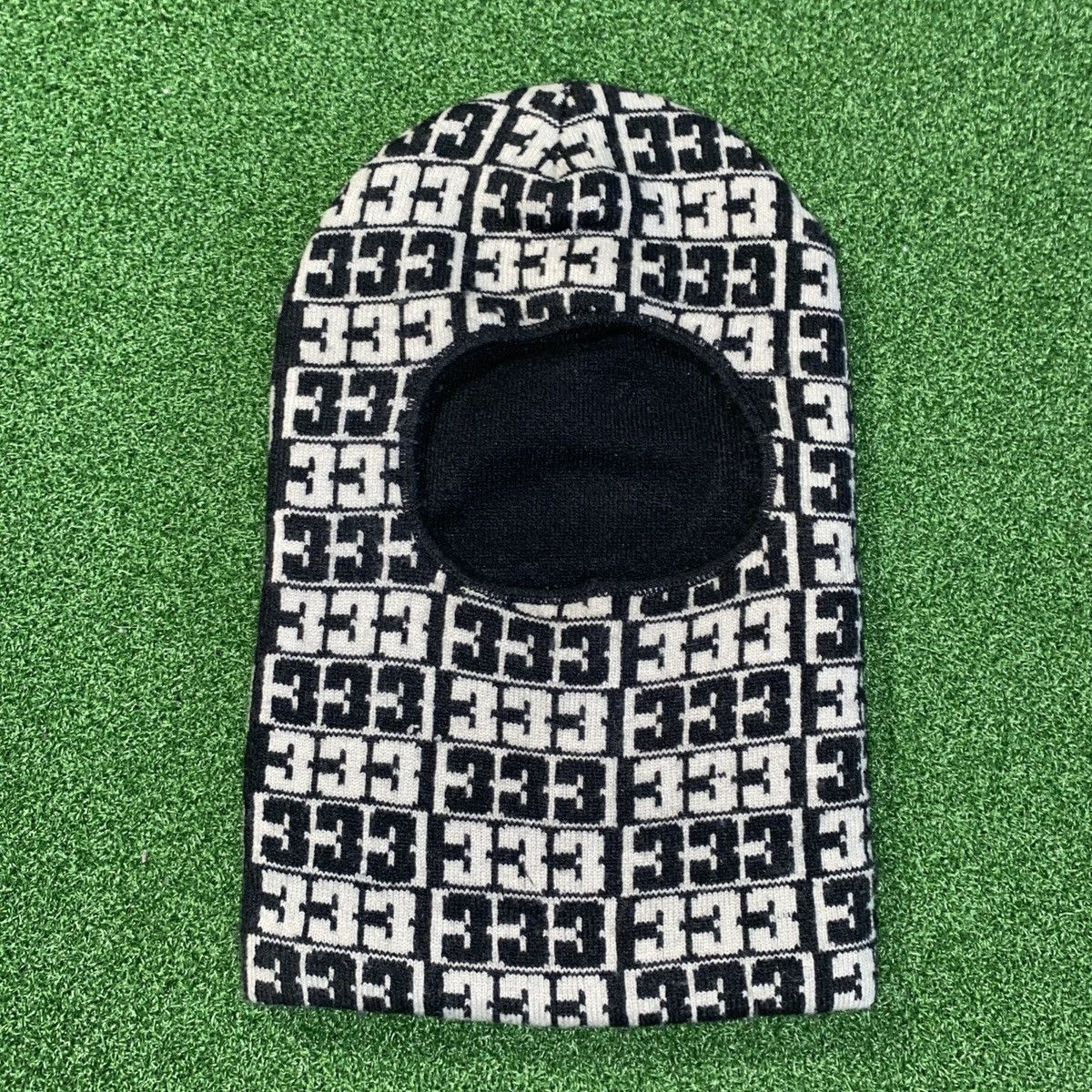 Half Evil Half Evil balaclava 333 black white Size ONE SIZE - 1 Thumbnail