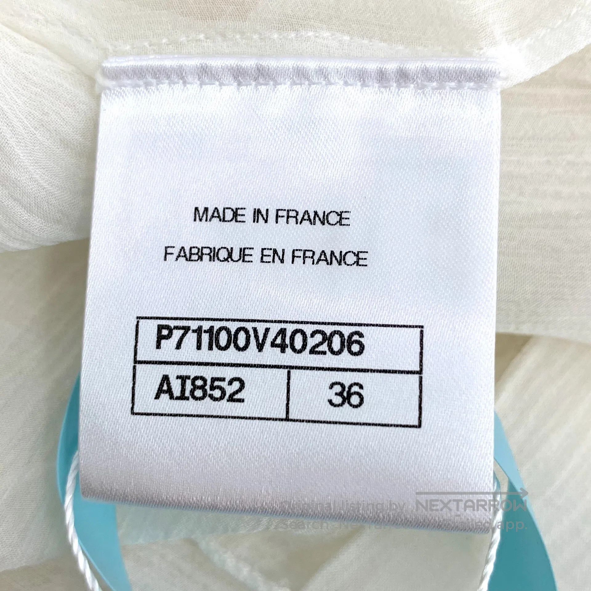 Chanel Chanel Off-white lace ruffle silk collar long-sleeved shir Size XS / US 0-2 / IT 36-38 - 8 Thumbnail