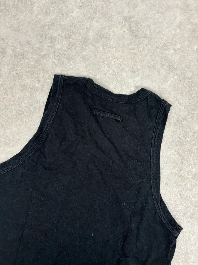 Jean Paul Gaultier 2000s Jean Paul Gaultier Black Destructured Face Tank Top Size US S / EU 44-46 / 1 - 6 Thumbnail