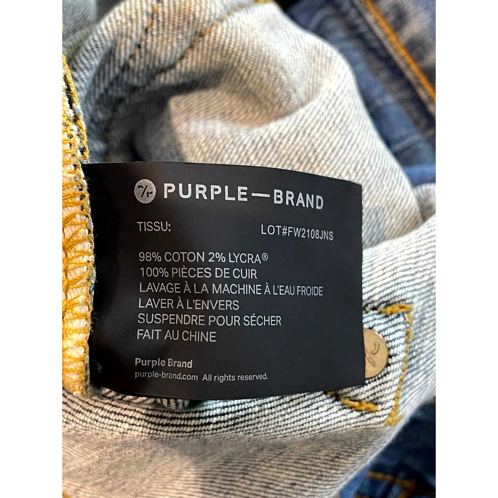 Purple Brand Purple Brand Light Wash Jeans Size US 38 / EU 54 - 8 Thumbnail