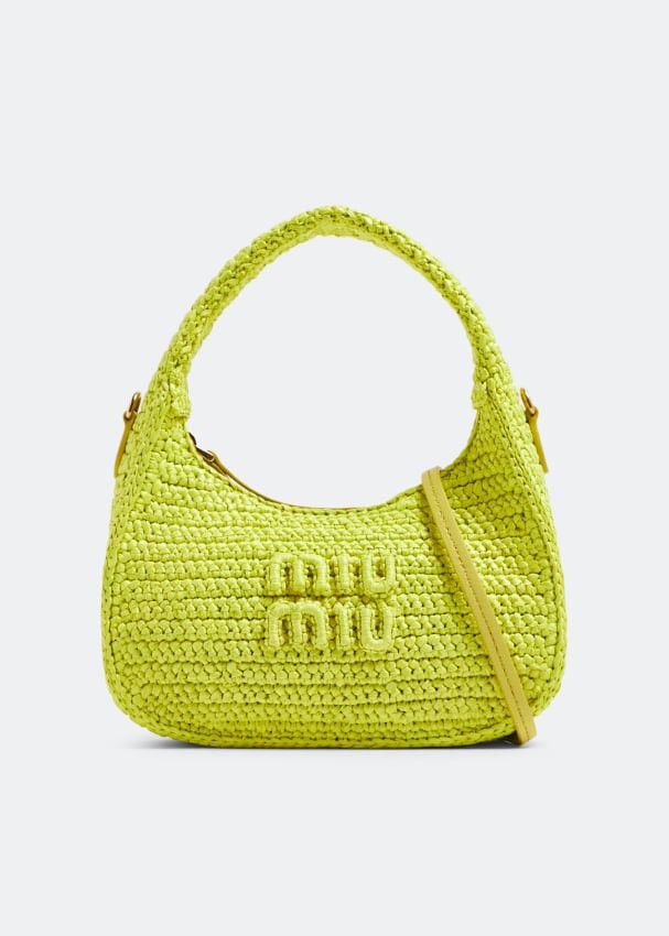 Miu Miu Miu Miu Wander crochet hobo bag Size ONE SIZE - 1 Thumbnail