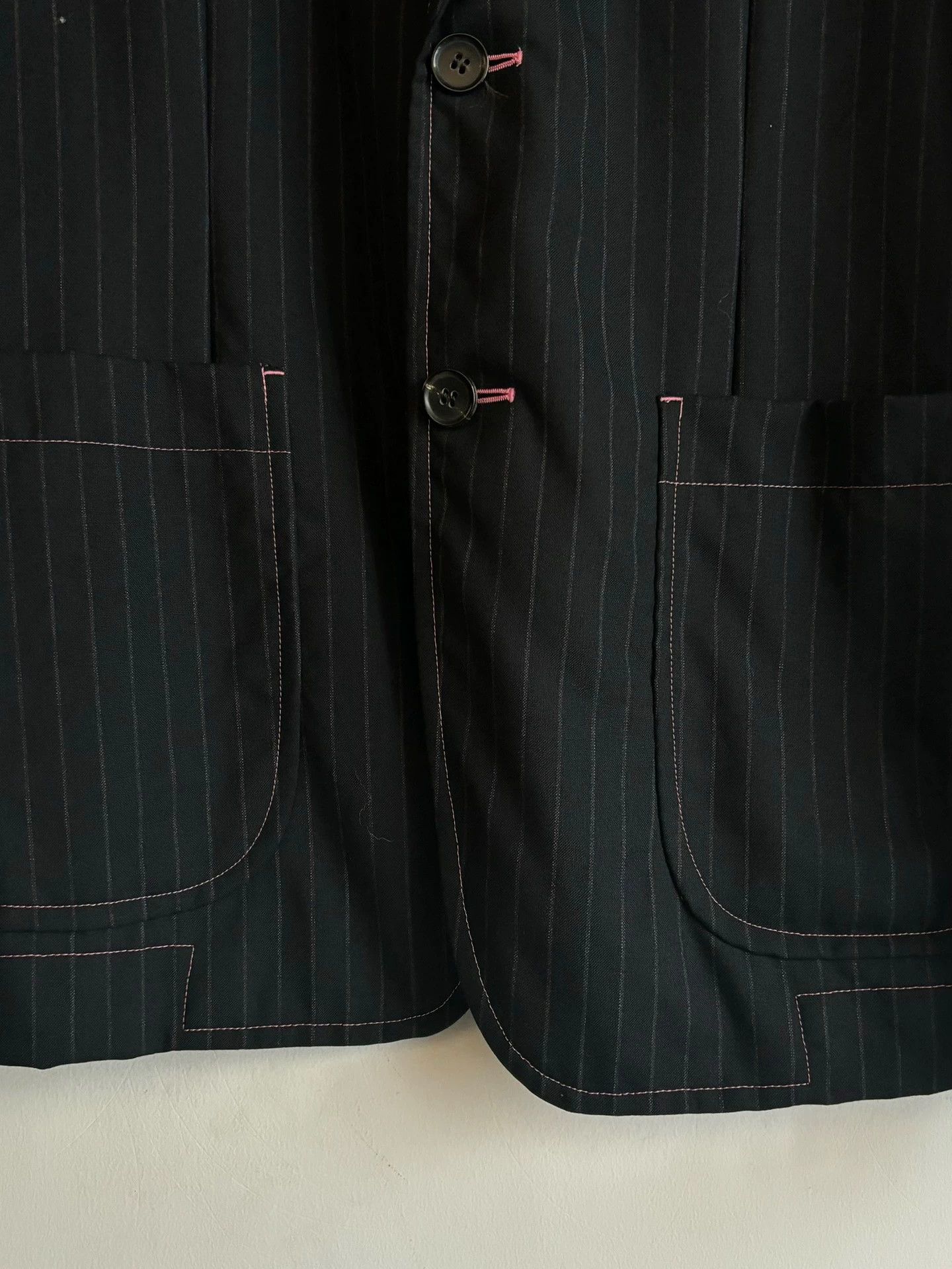 Comme des Garcons Comme Des Garcons Homme Deux S/S13 Pink Stitch Suit S Size US S / EU 44-46 / 1 - 4 Thumbnail