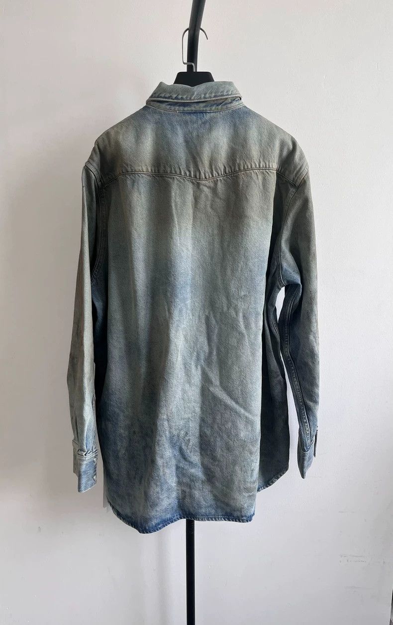 Acne Studios Acne Studios Mud-dyed faux old button denim jacket Size US L / EU 52-54 / 3 - 2 Thumbnail
