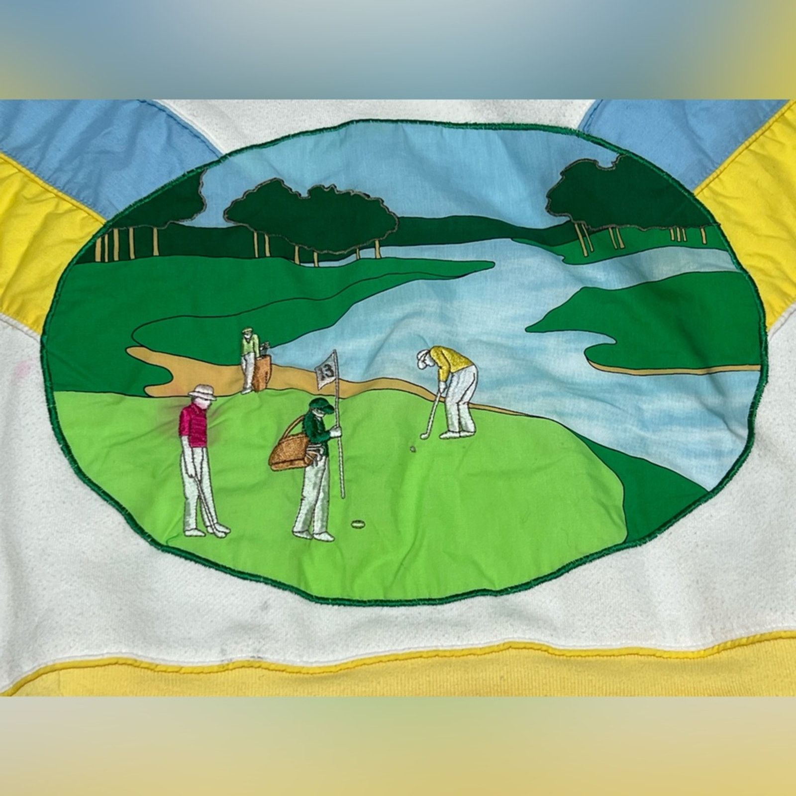 Adidas Adidas The Hills VTG 80's Golf Sweatshirt L Rare OG Beiber Size US L / EU 52-54 / 3 - 5 Thumbnail