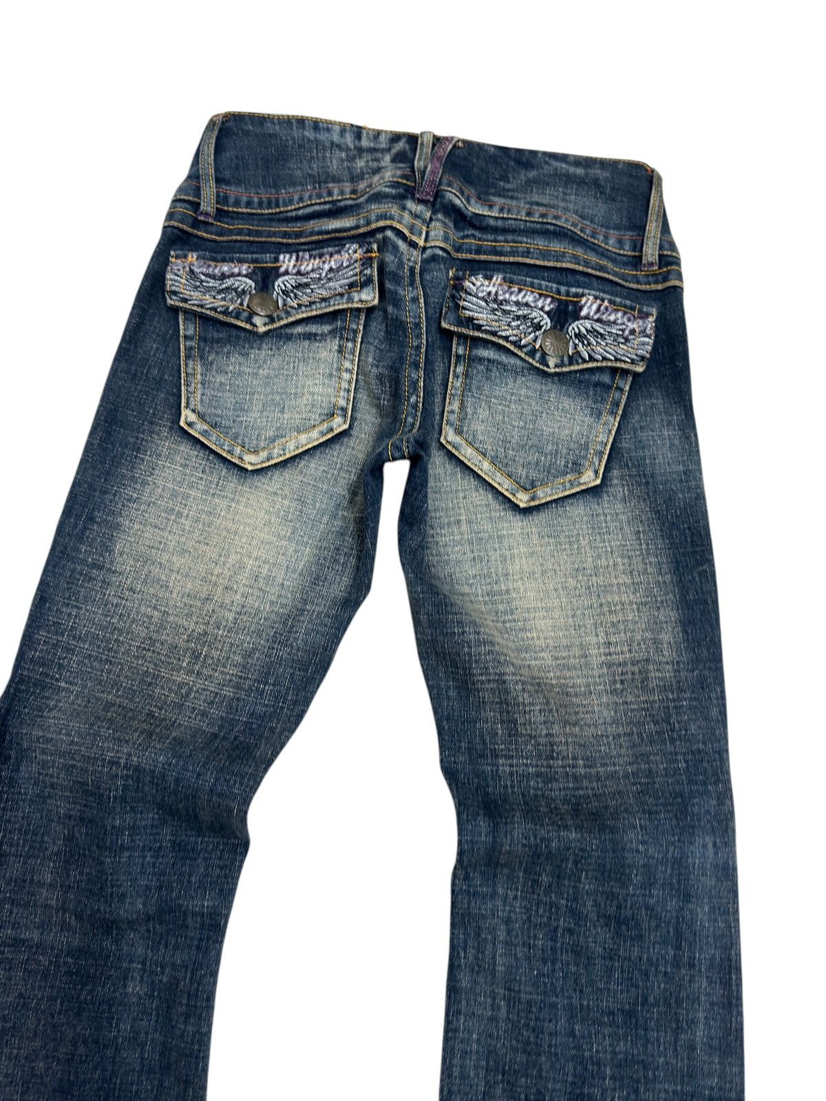 Hysteric Glamour FLARED HEAVEN WINGER GOT WING POCKET MUD WASH DENIM Size US 27 - 11 Thumbnail