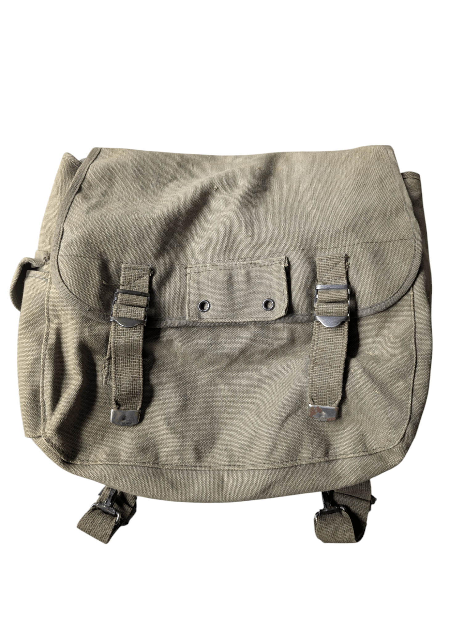 Hysteric Glamour x Military Vintage Army Military Camping Bug Out Bag Messenger in Green, Men's