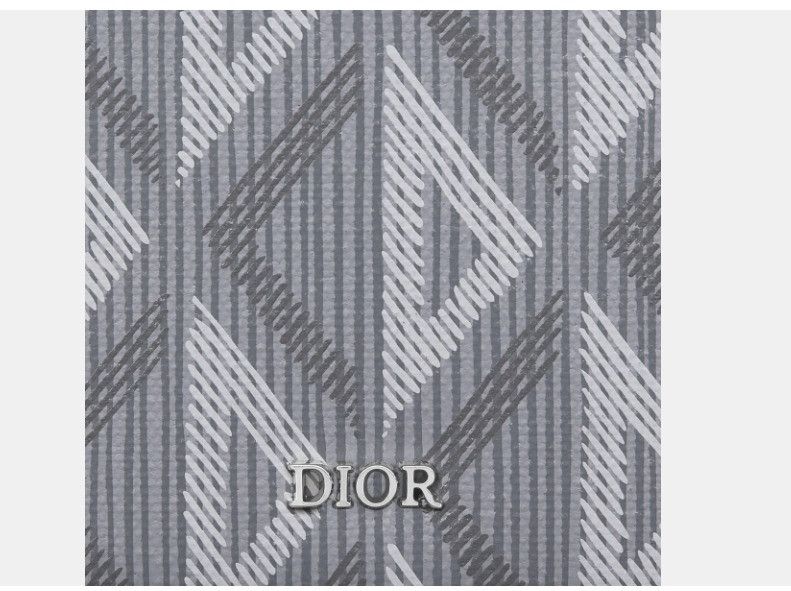 Dior o1w1db10325 2ESBC2 Size: OS / Zipped Long Wallet in Grey Size ONE SIZE - 5 Thumbnail