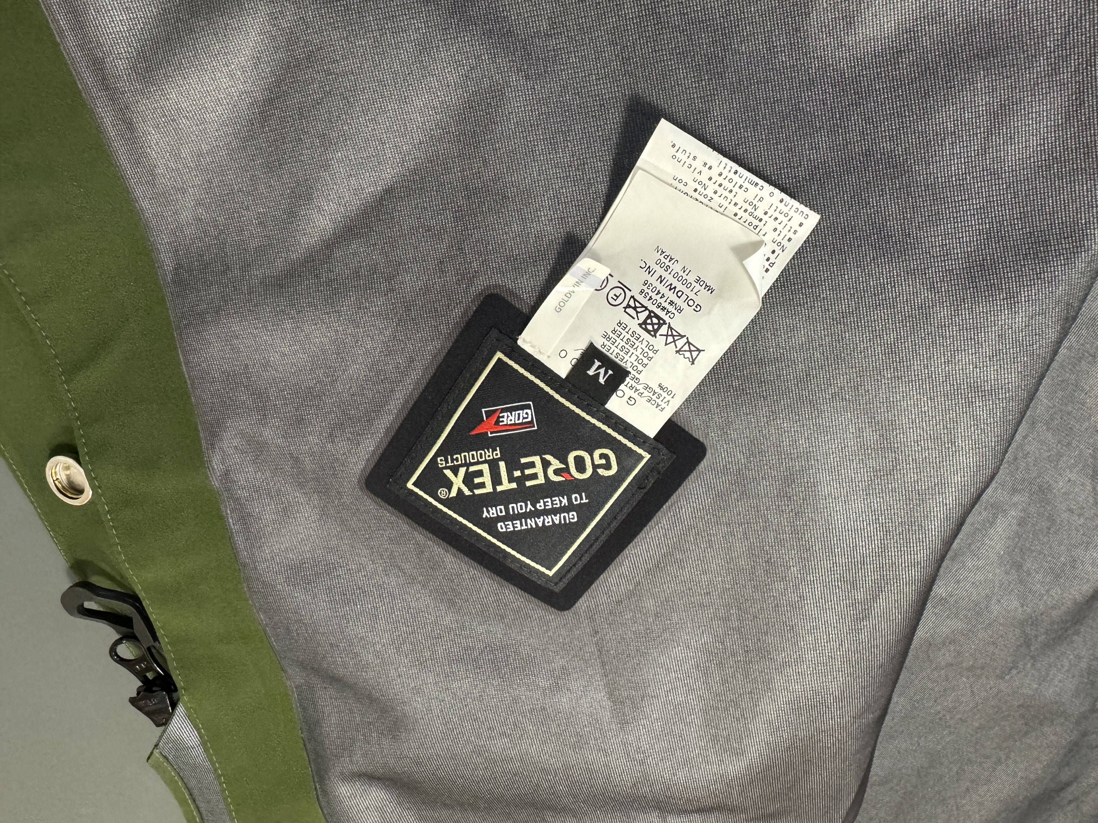 Goldwin Goldwin Gore-Tex hooded jacket size M Olive Green Size US M / EU 48-50 / 2 - 6 Thumbnail