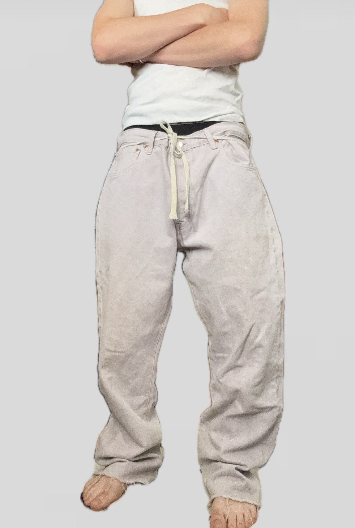 Levi's × Levi's Vintage Clothing × Vintage Levi’s 501 Jeans – Faded Lilac (W36 L34) Size US 34 / EU 50 - 1 Thumbnail