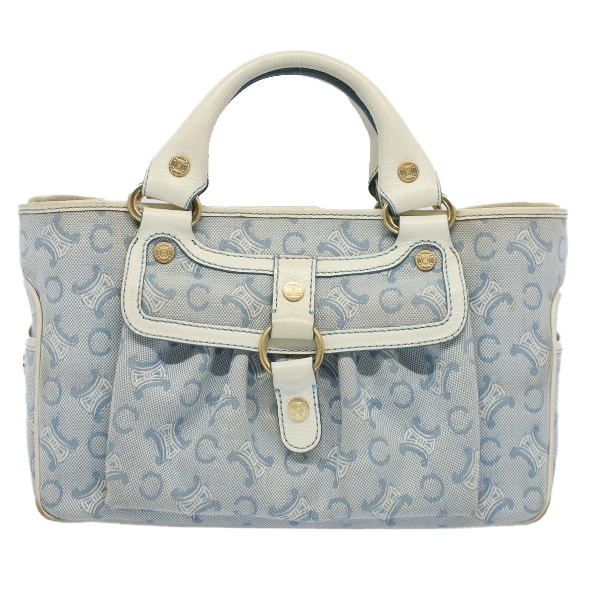 image of Celine Céline Boogie Handbag in Blue, Women's