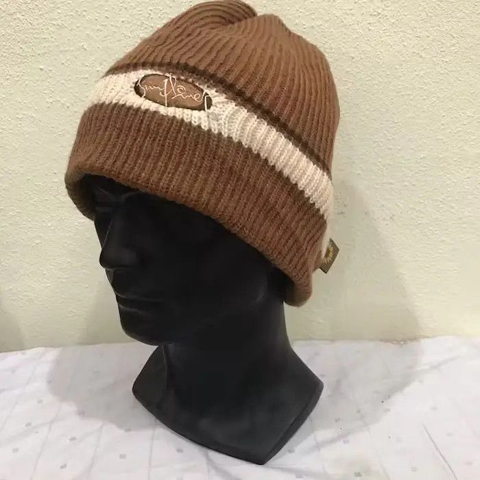 Ellesse × Sunflower × Vintage Sunflower x Ellesse Stripe Design Beanie Hat Size ONE SIZE - 3 Thumbnail