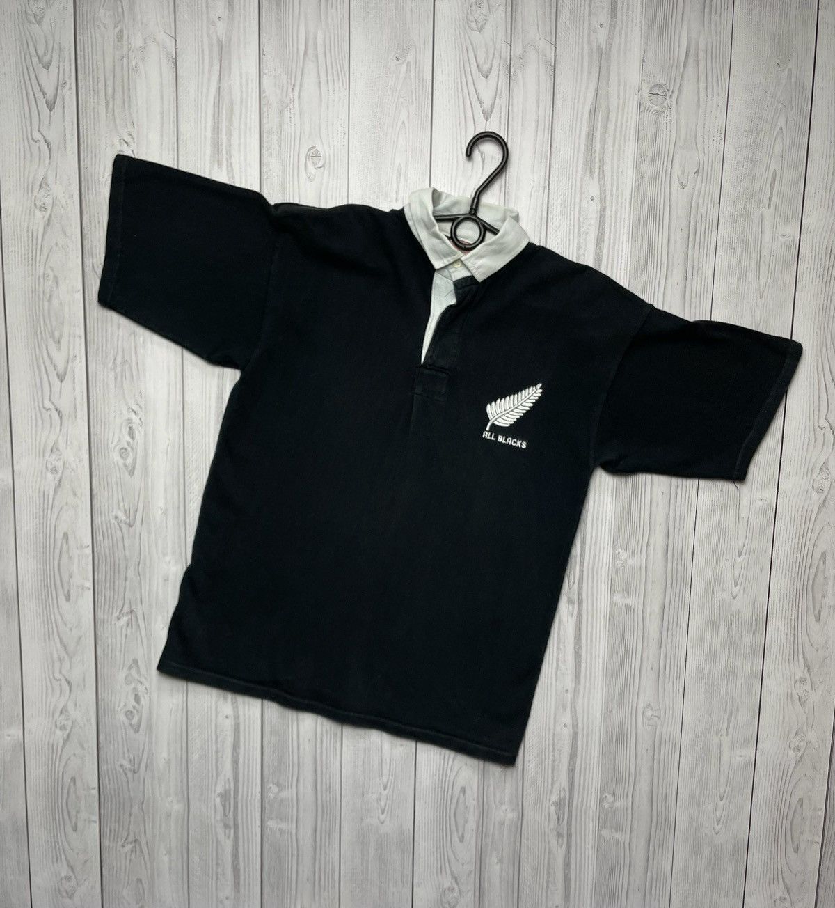 Vintage Vintage Rugby jersey New Zealand all black size M rare Size US M / EU 48-50 / 2 - 1 Thumbnail